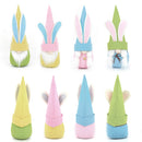 4Pcs Easter Gnome Faceless Plush Bunny