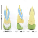4Pcs Easter Gnome Faceless Plush Bunny