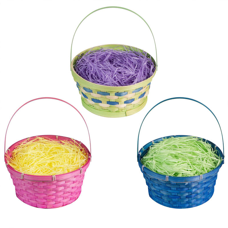 Easter Grass 6 Colors Recyclable Paper Shred 12Oz