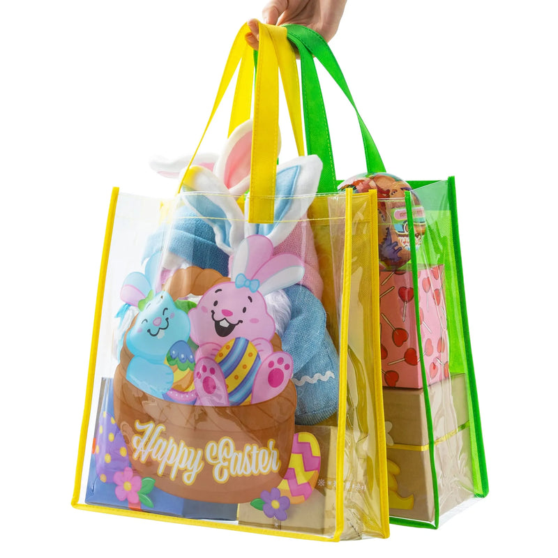 6Pcs Easter Non-Woven Hybrid Bags