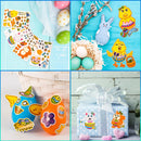 48Pcs Easter Make A Face Stickers