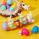 Easter Bunny Eggs Resin Centerpiece Decor with The Word