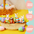 Easter Bunny Eggs Resin Centerpiece Decor with The Word