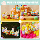 Easter Bunny Eggs Resin Centerpiece Decor with The Word