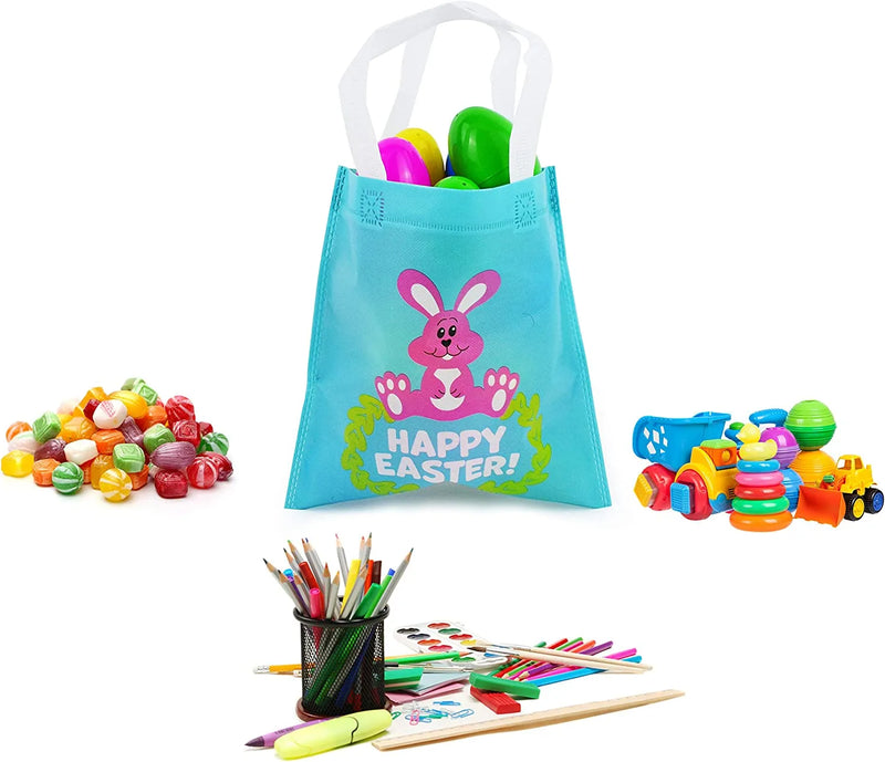 36Pcs Easter Egg Hunt Tote Bags with Handles