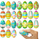 24Pcs Squishy Easter Eggs Toys
