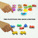 24Pcs Toy Cars Prefilled Easter Eggs 2.25in