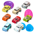 24Pcs Toy Cars Prefilled Easter Eggs 2.25in