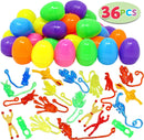 36Pcs Stretchy Sticky Toy Prefilled Easter Eggs