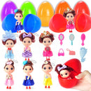 12Pcs Cute Doll Prefilled Easter Eggs