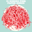 Easter Grass Pink Paper Shred 12Oz