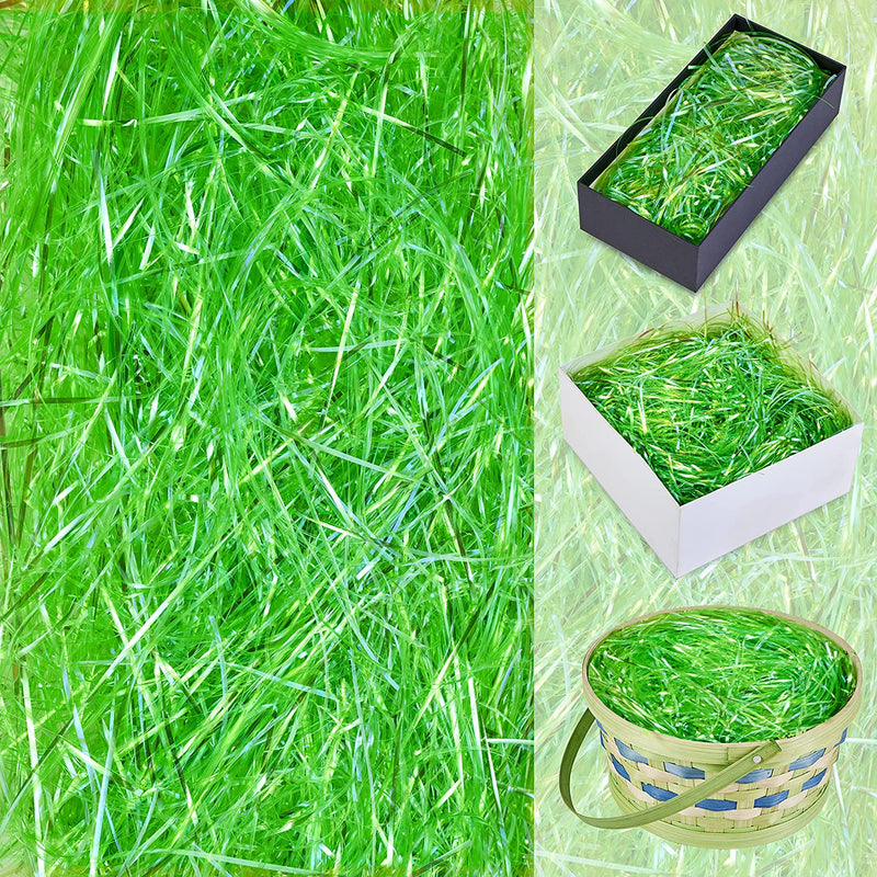 Easter Green Paper Grass Shred 12 Oz