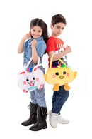 2Pcs Easter Plush Basket