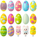 18Pcs Easter Squishy Slow Rising Toys Set