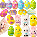 18Pcs Easter Squishy Slow Rising Toys Set