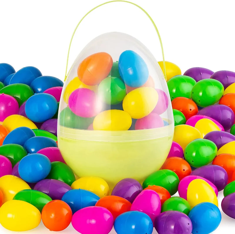 41Pcs Plastic Easter Egg Shells 2.2in