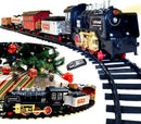 Electric Train Set for Around Christmas Tree with Lights(Large)