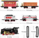 Electric Train Set for Around Christmas Tree with Lights(Large)