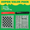 FIELDAY - Giant Checkers and Tic Tac Toe Game