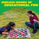 FIELDAY - Giant Checkers and Tic Tac Toe Game