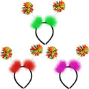 Fiesta Pom Pom Headbopper, 3 Piece
