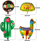 Fiesta Theme Party Balloons, 12 Pcs
