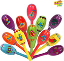 Fiesta Wooden Maracas, 24 Pcs