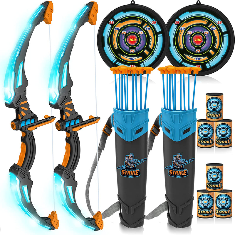 Graviton Bow and Arrow Archery Toy Set, 2 Pack