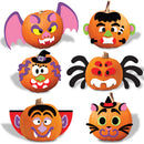 Halloween Decoration Foam Stickers, 18 Pcs