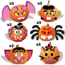 Halloween Decoration Foam Stickers, 18 Pcs