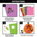 Halloween Decoration Foam Stickers, 18 Pcs