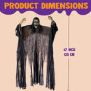 Halloween Hanging Zombie Groundbreaker in Green Crawling Creepy