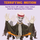 Halloween Zombie Groundbreaker Decorations with Light-up Brain and Movable Hands