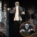 Halloween Zombie Groundbreaker with Posable Arms, Hanging Groundbreaker