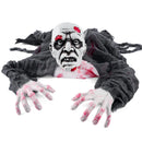 Halloween Zombie Groundbreaker with Posable Arms, Hanging Groundbreaker