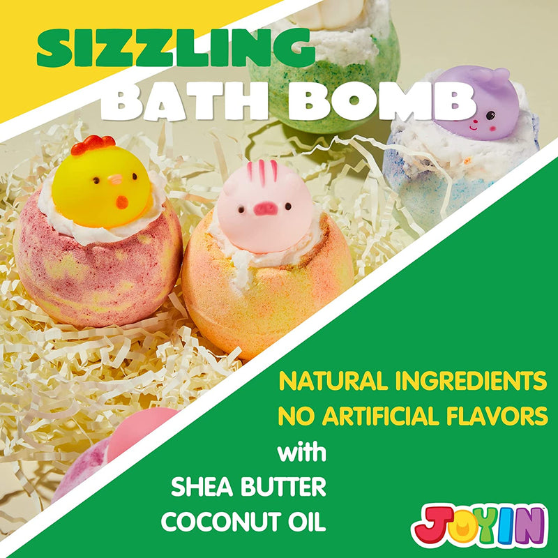 Handcrafted Bath Bombs with Surprise Toy