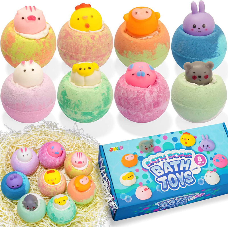 Handcrafted Bath Bombs with Surprise Toy