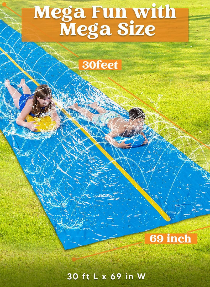 Huge Water Slide with Build-in Sprinkler 30ft x 6ft