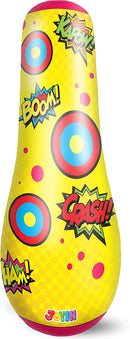 Inflatable Bopper Punching Bag with Bounce-Back Action