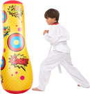 Inflatable Bopper Punching Bag with Bounce-Back Action