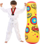 Inflatable Bopper Punching Bag with Bounce-Back Action