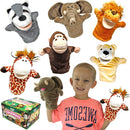 JOYIN - Animal Friends Kids Hand Puppets, 6 Pack