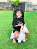 Joyin Bouncy Unicorn Hopper (White)