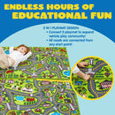 Joyin Playmat City Life Carpet Playmat, 2 Pack