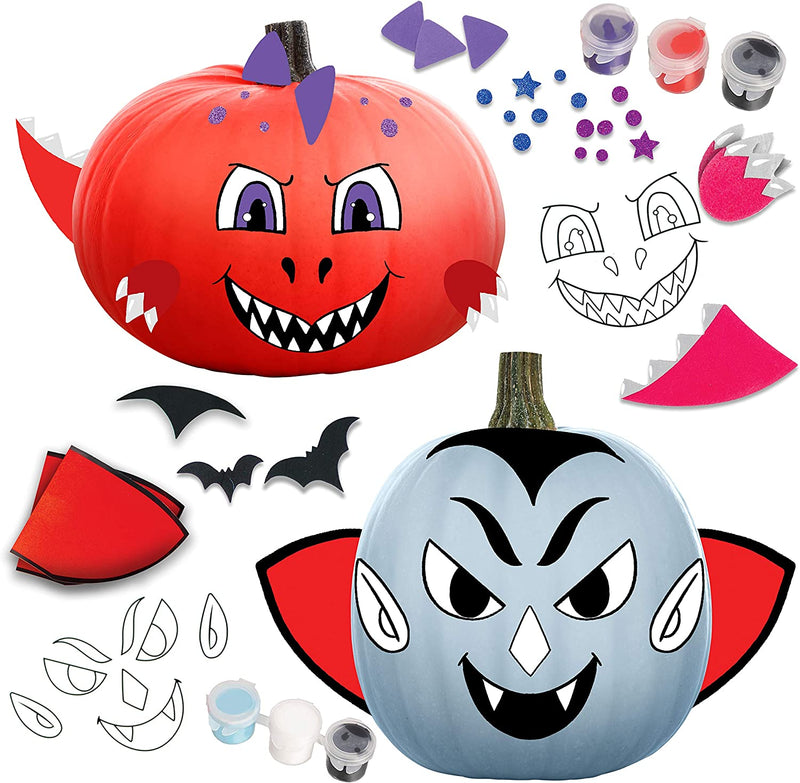 KLEVER KITS - Coloring Pumpkins with 8 Characters