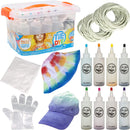 KLEVER KITS - DIY Tie Dye Kits with Cotton Caps and Storage Box