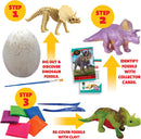 KLEVER KITS - Dig and Clay Skeleton Dinosaur Dig Kit