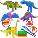 KLEVER KITS - Dig and Clay Skeleton Dinosaur Dig Kit