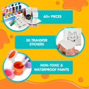 KLEVER KITS - Magnetic Tile Painting Kit, 24 Pcs