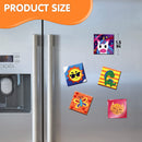 KLEVER KITS - Magnetic Tile Painting Kit, 24 Pcs